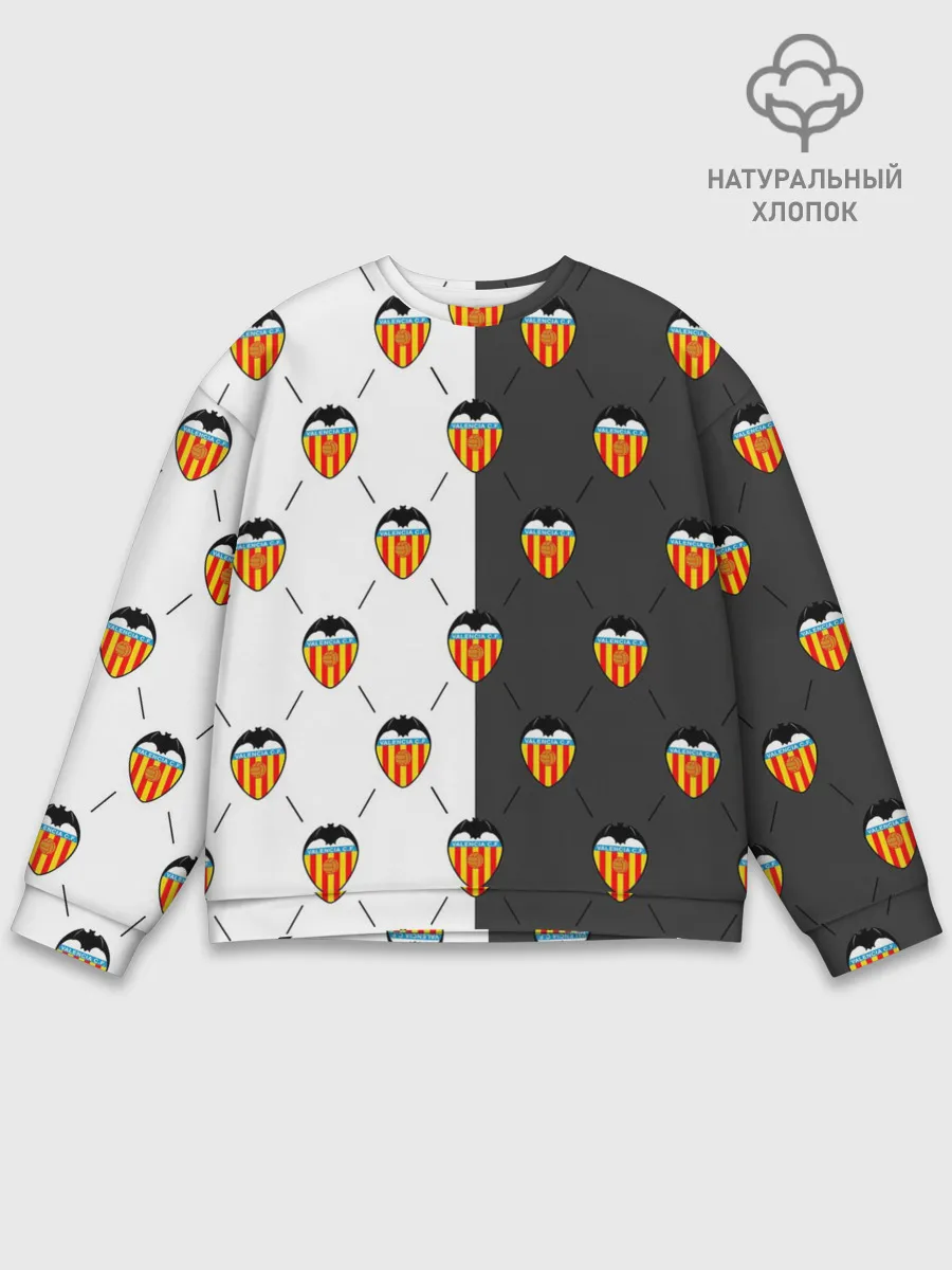Мужской свитшот базовый / FC VALENCIA / ФК ВАЛЕНСИЯ