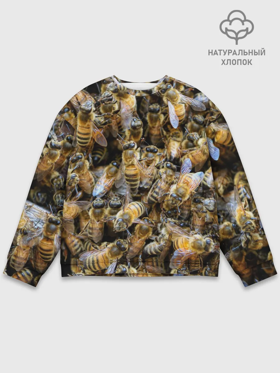 Мужской свитшот базовый / Пчёлы
