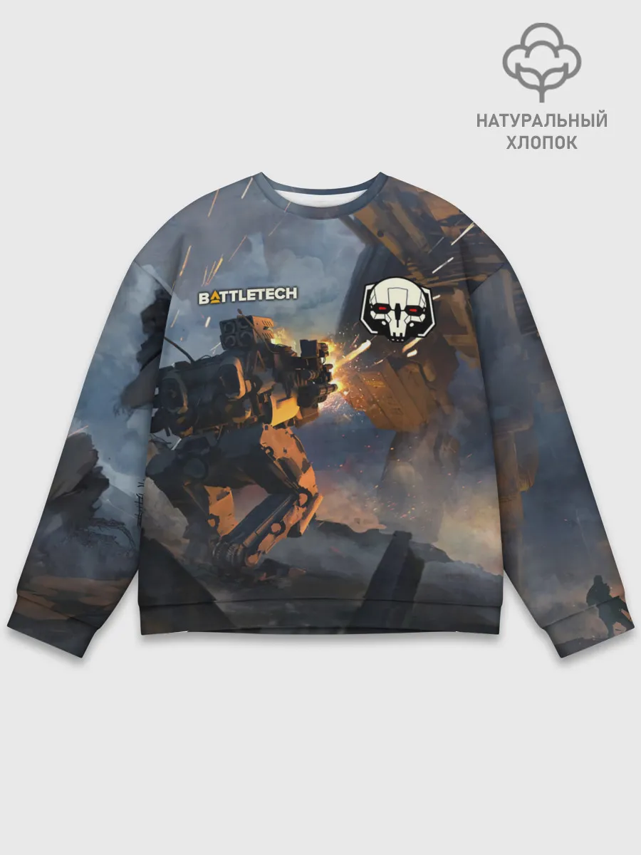 Мужской свитшот базовый / Battletech warrior