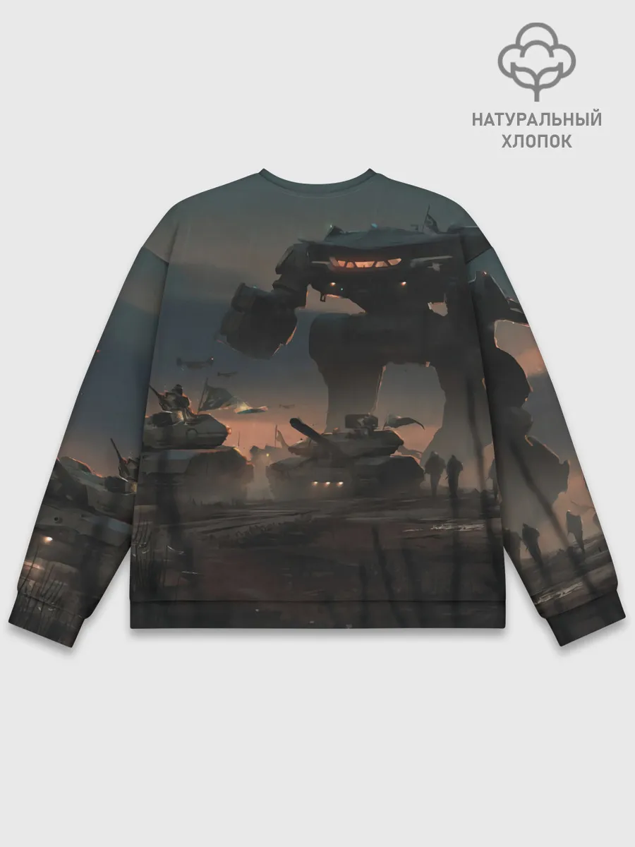 Мужской свитшот базовый / Боевоймех