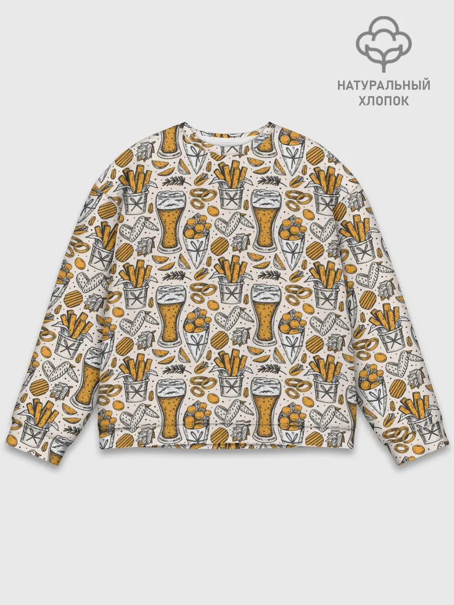 Мужской свитшот базовый / Background Beer