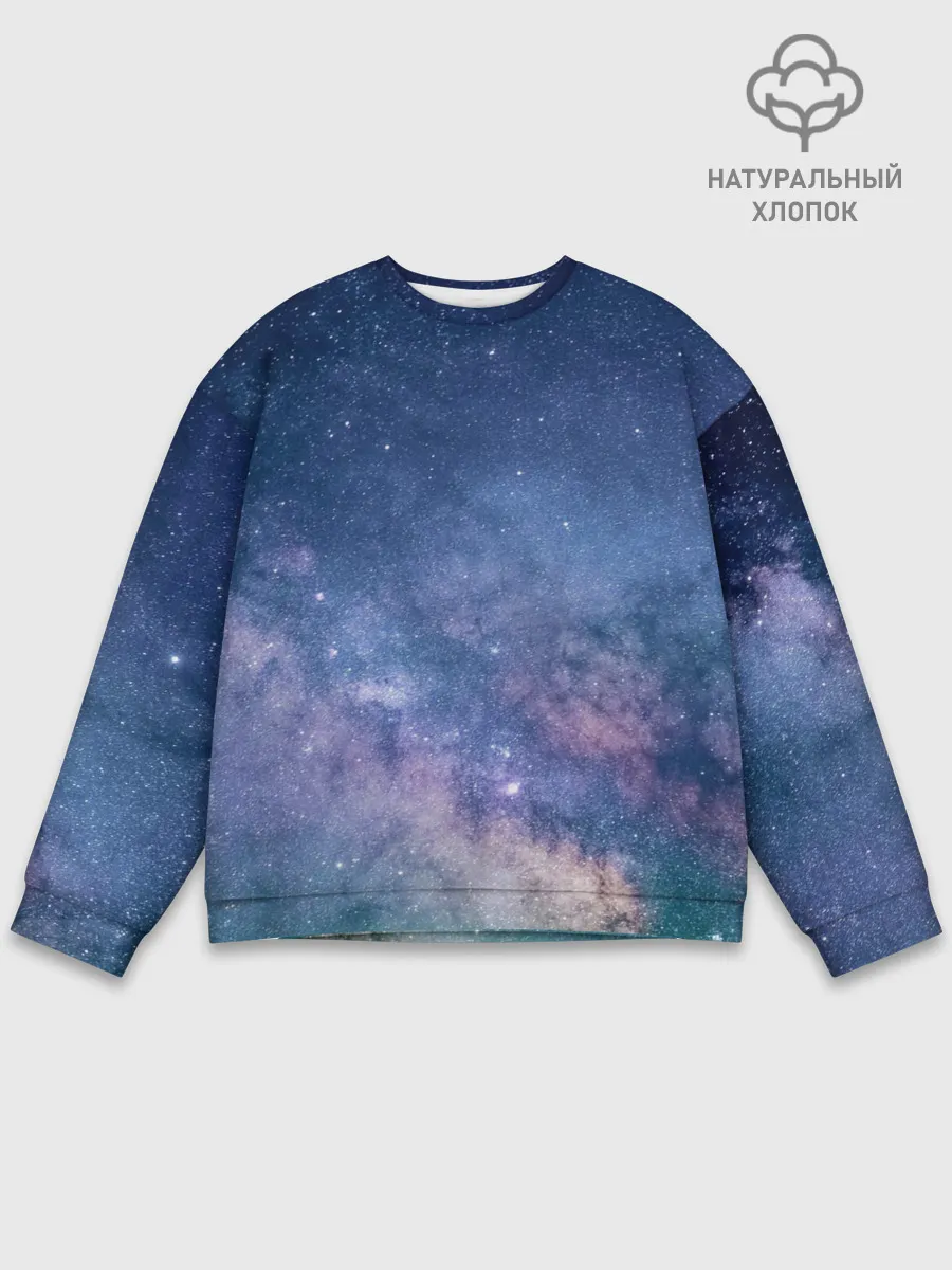 Мужской свитшот базовый / Космос