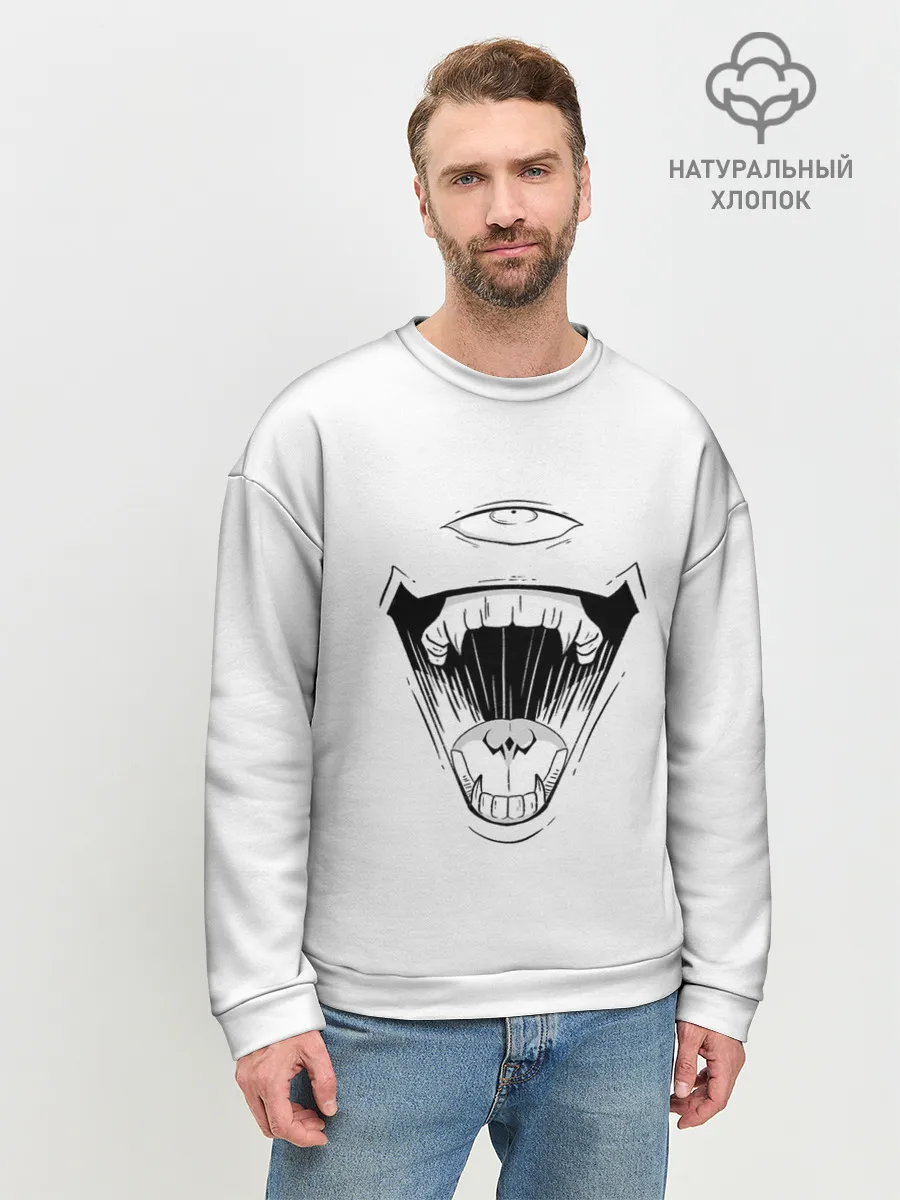Мужской свитшот базовый / Sukunas Laugh