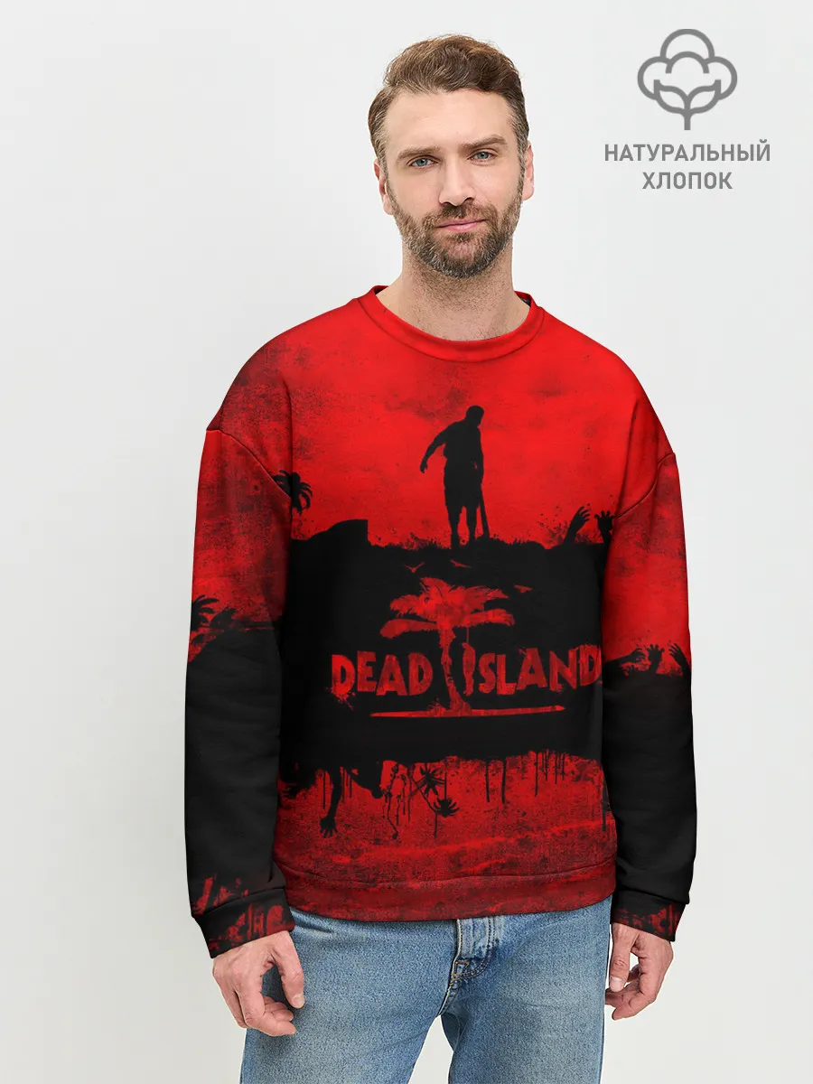 Мужской свитшот базовый / Island of blood