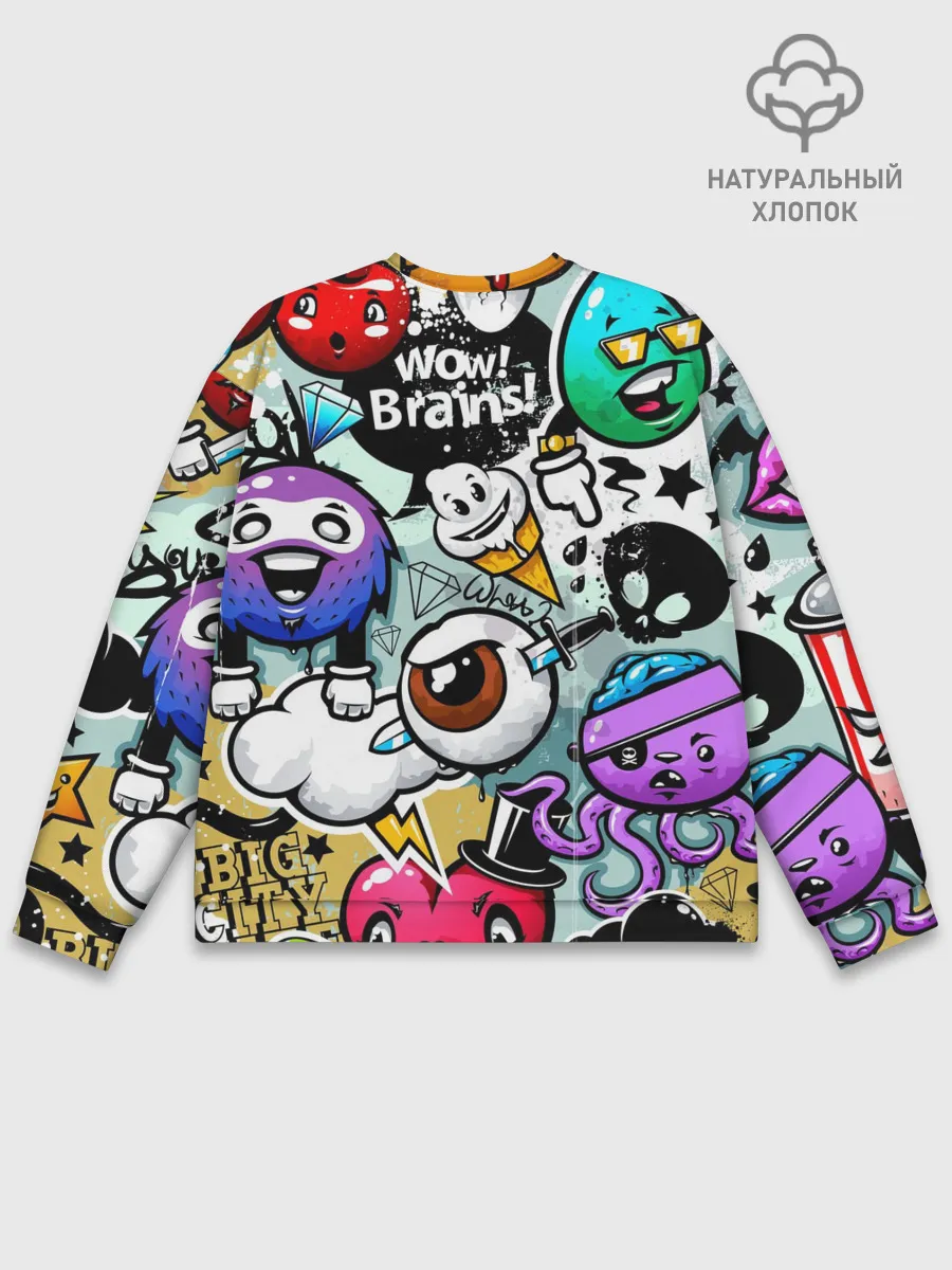 Мужской свитшот базовый / Граффити