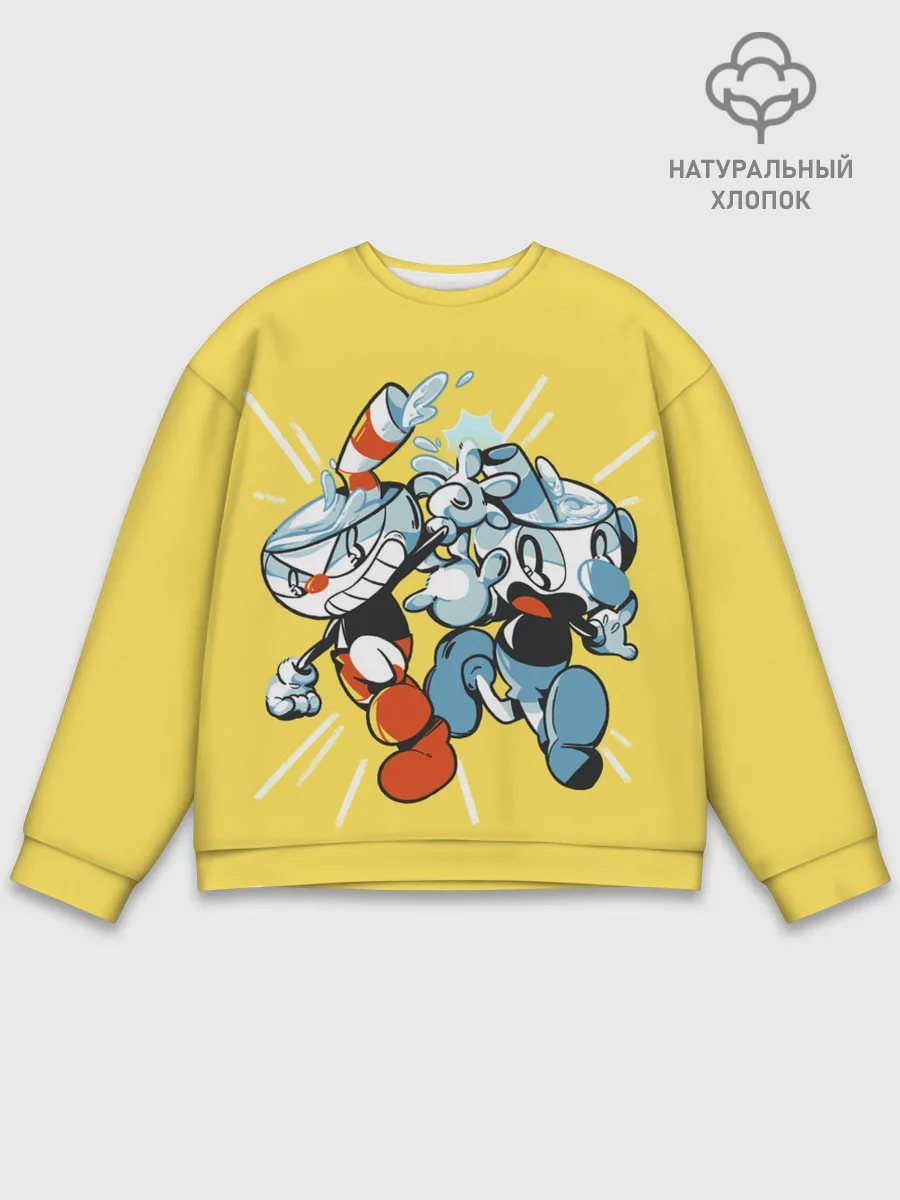 Мужской свитшот базовый / Cuphead bros