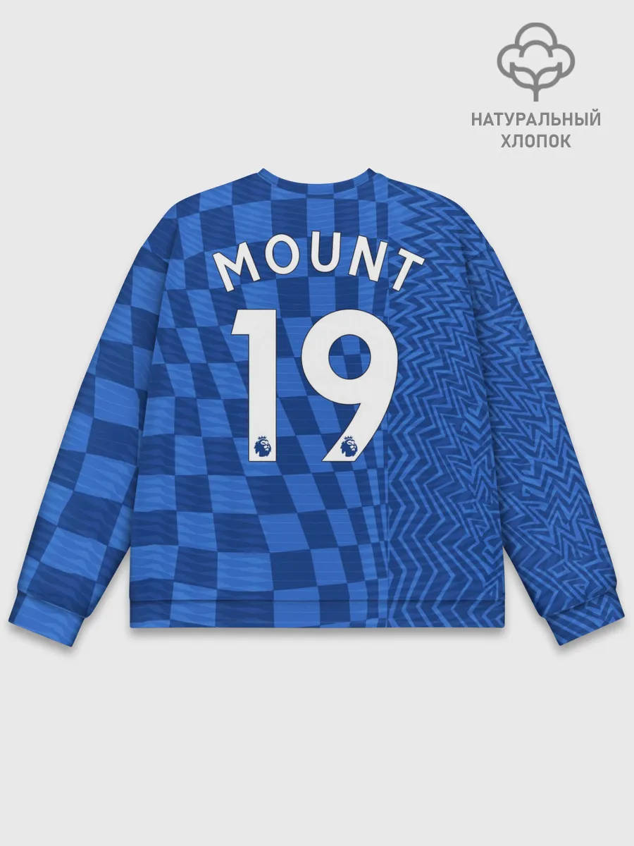 Мужской свитшот базовый / Маунт Челси форма 2021/2022