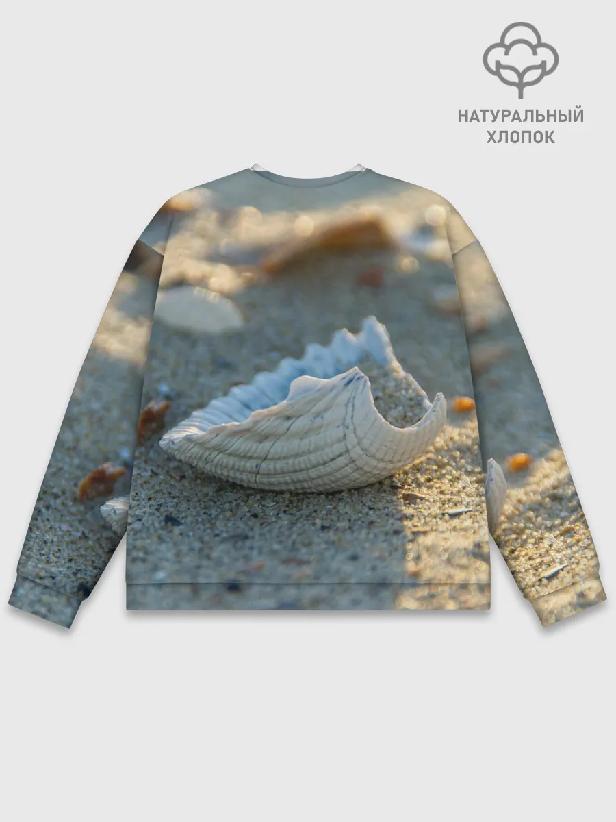 Мужской свитшот базовый / Морская ракушка