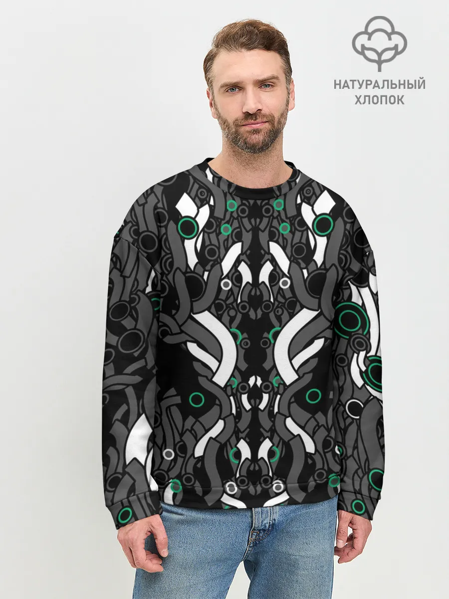 Мужской свитшот базовый / Абстрактная фантастика