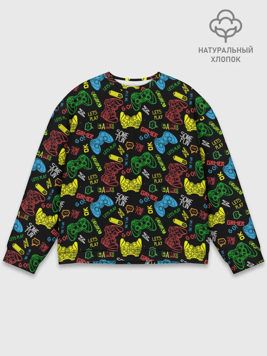 Мужской свитшот базовый / Топ-геймер