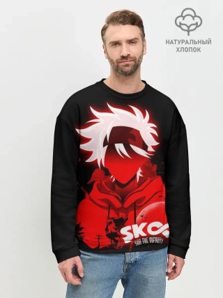 Мужской свитшот базовый / SK8 the Infinity. Reki