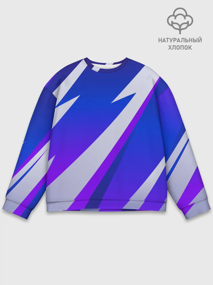 Мужской свитшот базовый / SPORT STYLE BLUE