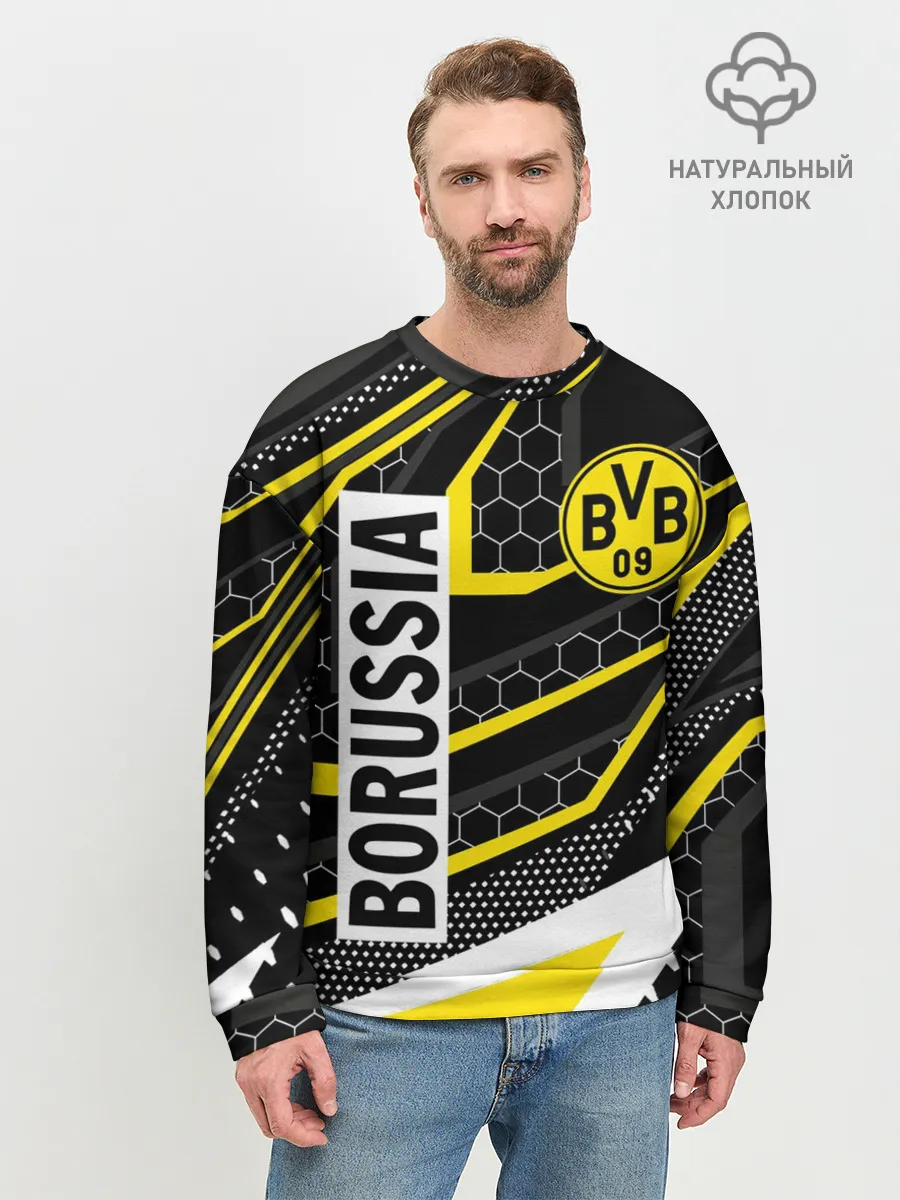Мужской свитшот базовый / ФК БОРУССИЯ / FC BORUSSIA
