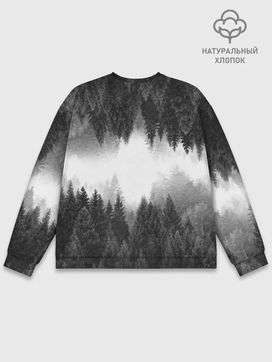 Мужской свитшот базовый / Клыки леса