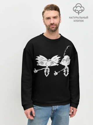 Мужской свитшот базовый / Эй, Арнольд