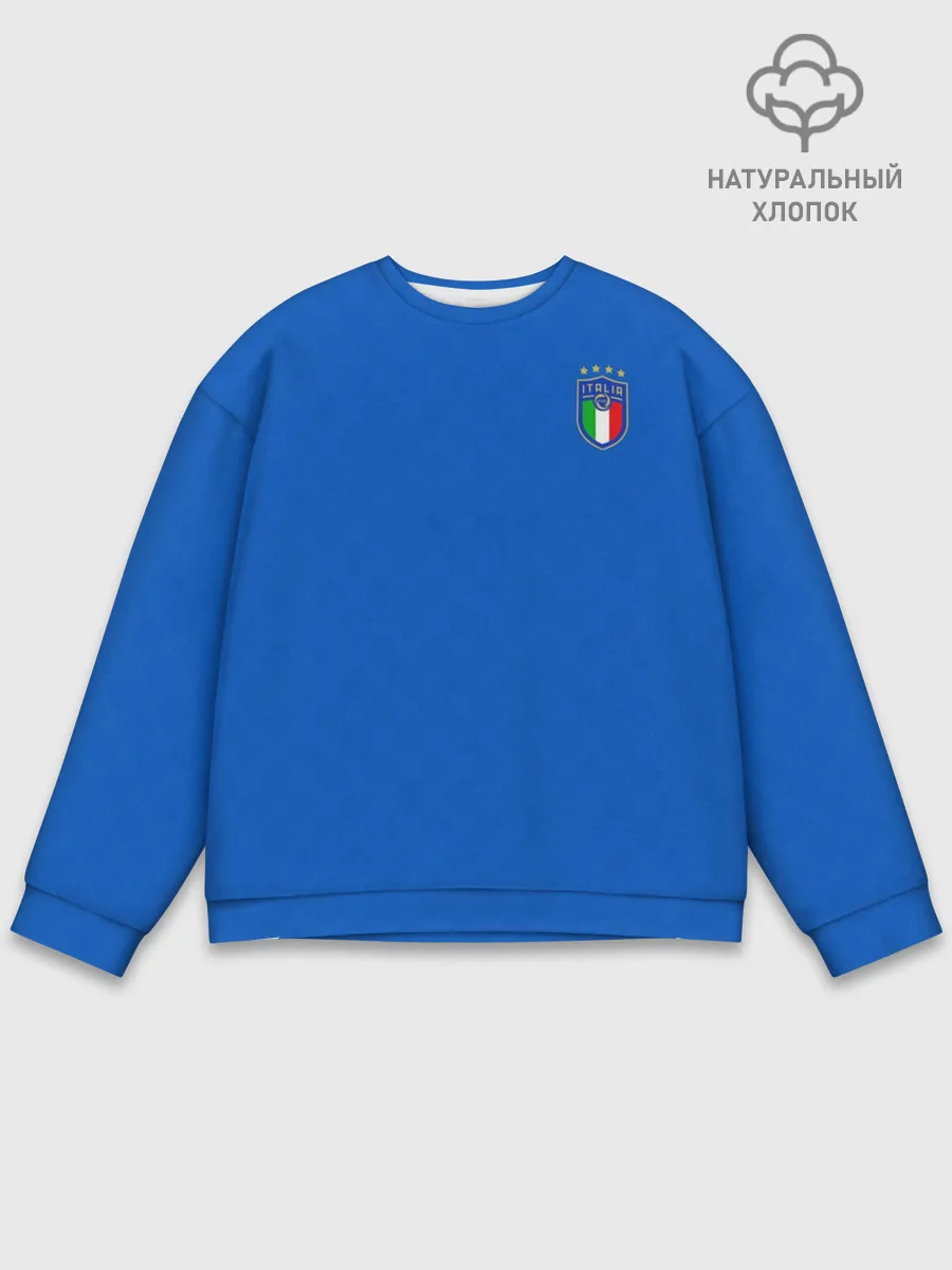 Мужской свитшот базовый / форма сборной Италии