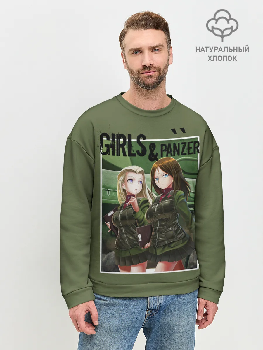 Мужской свитшот базовый / Девушки и танки