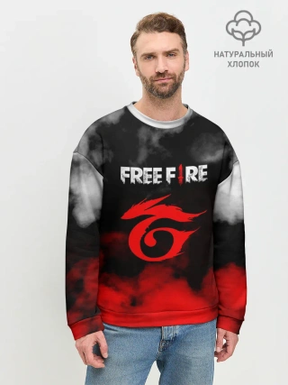 Мужской свитшот базовый / GARENA FREE FIRE / ГАРЕНА ФРИ ФАЕР.
