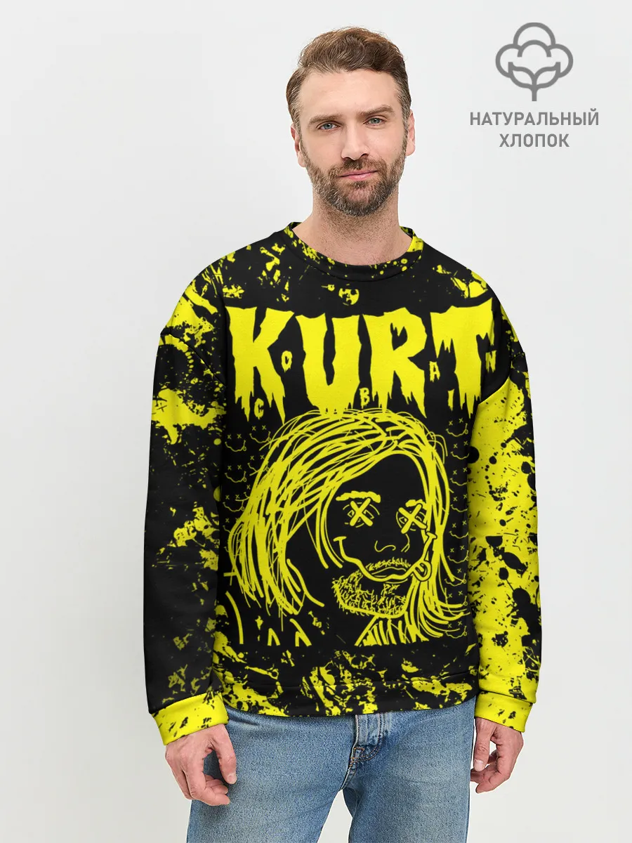 Мужской свитшот базовый / Nirvana 9