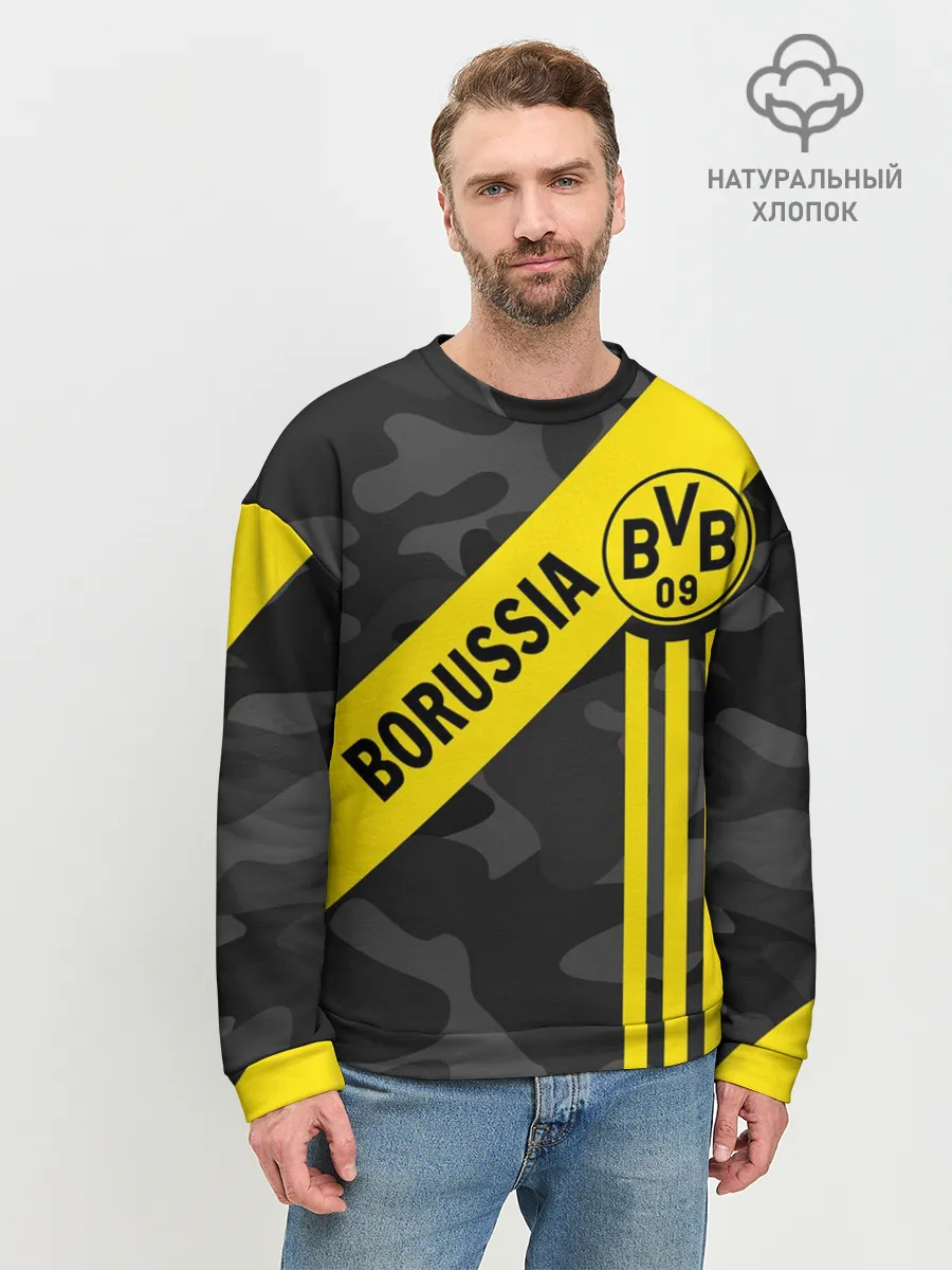 Мужской свитшот базовый / ФК БОРУССИЯ / FC BORUSSIA