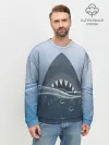Мужской свитшот базовый / Акула под водой