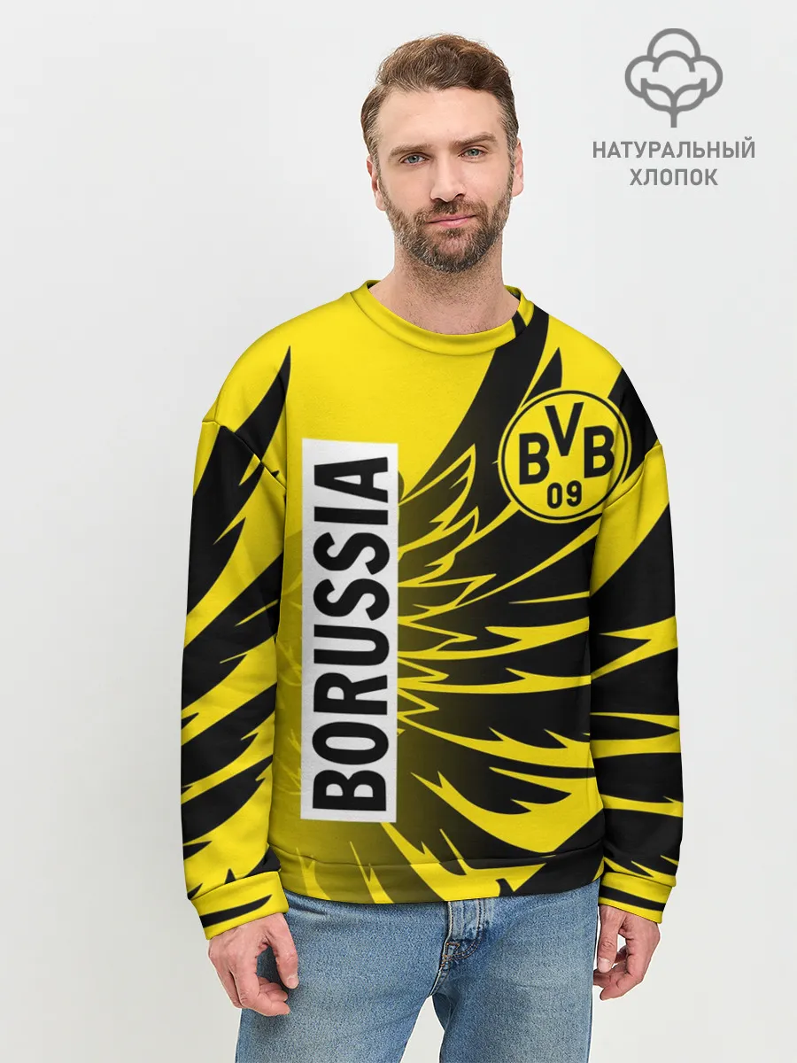 Мужской свитшот базовый / ФК БОРУССИЯ / FC BORUSSIA