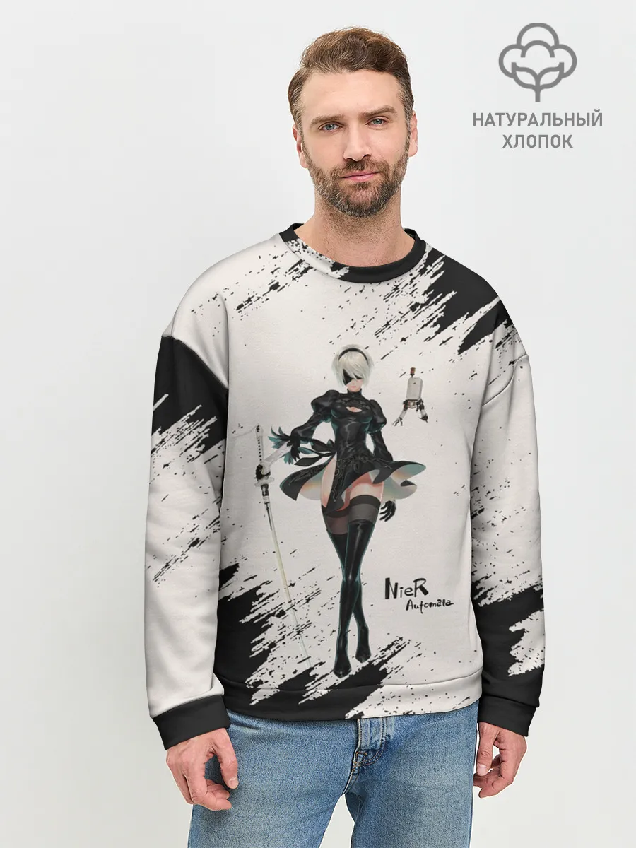 Мужской свитшот базовый / Ниэр | Nier Automata