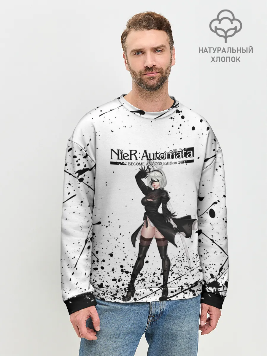 Мужской свитшот базовый / Nier Automata | YoRHa