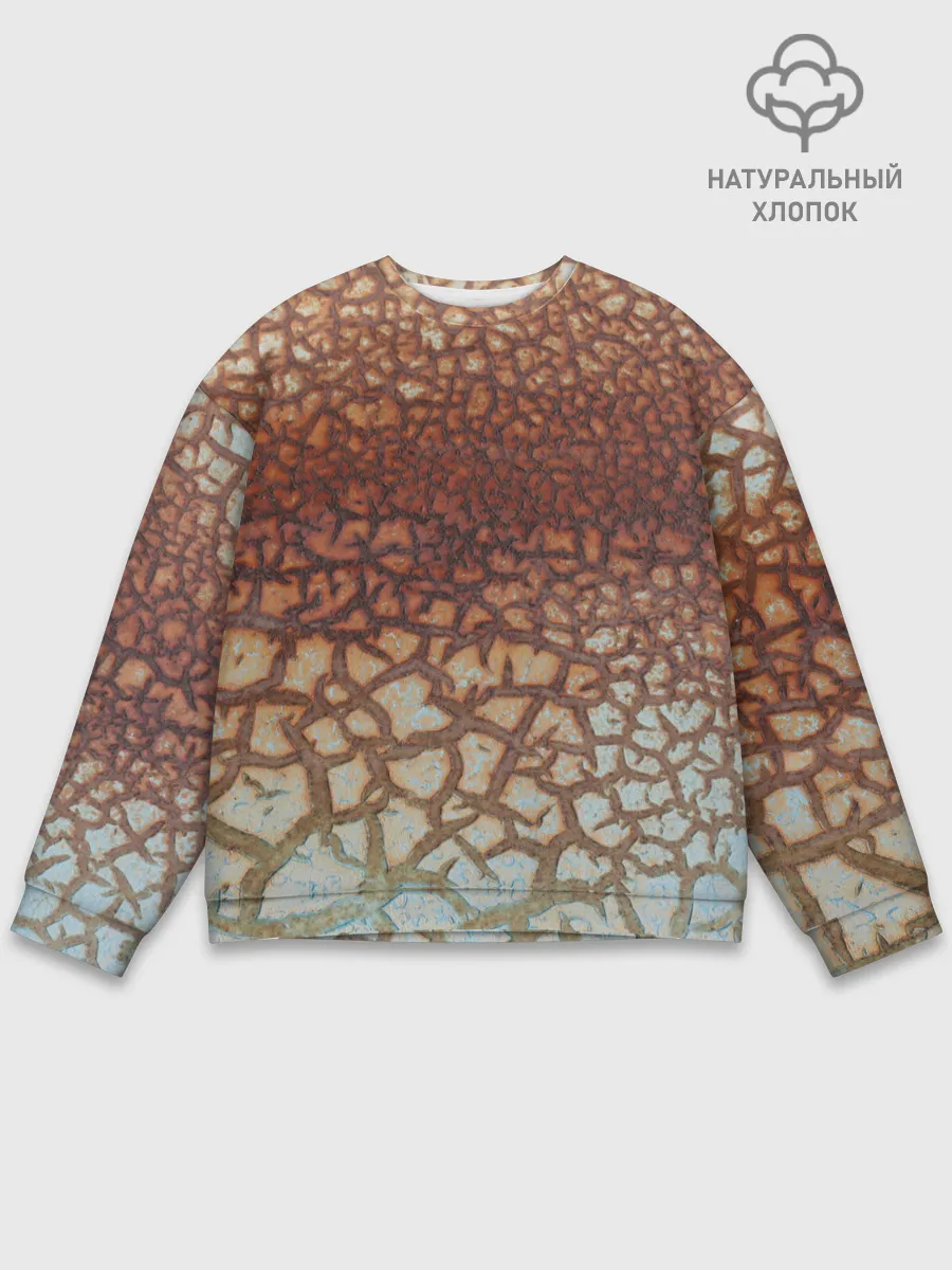 Мужской свитшот базовый / Пустынные Трещины
