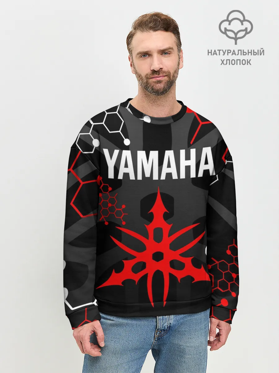 Мужской свитшот базовый / YAMAHA / ЯМАХА / МОТОСПОРТ