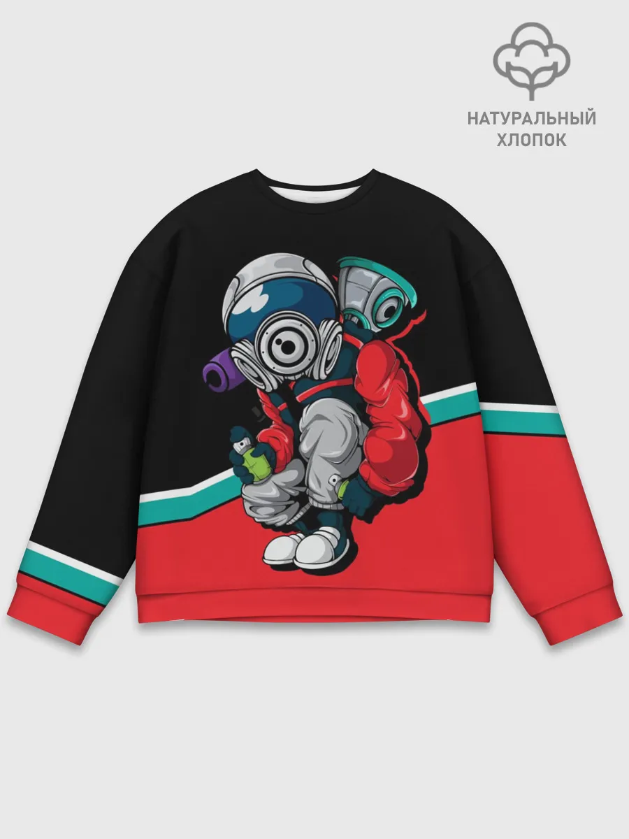 Мужской свитшот базовый / Граффити