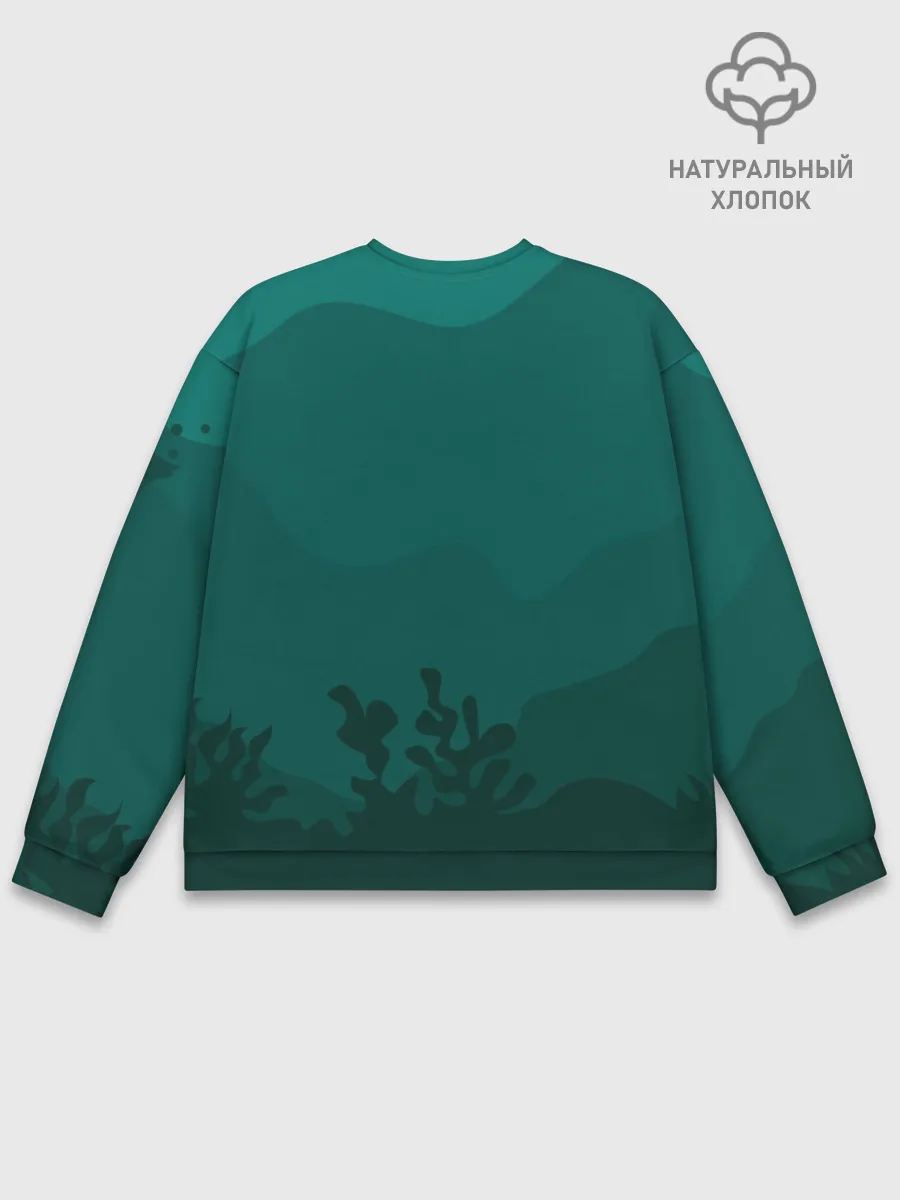 Мужской свитшот базовый / Русалка