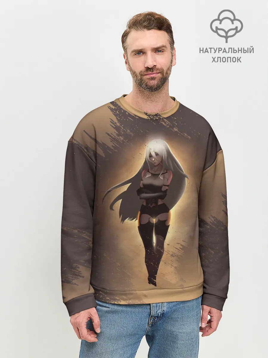 Мужской свитшот базовый / Type A No.2 | Nier Automata