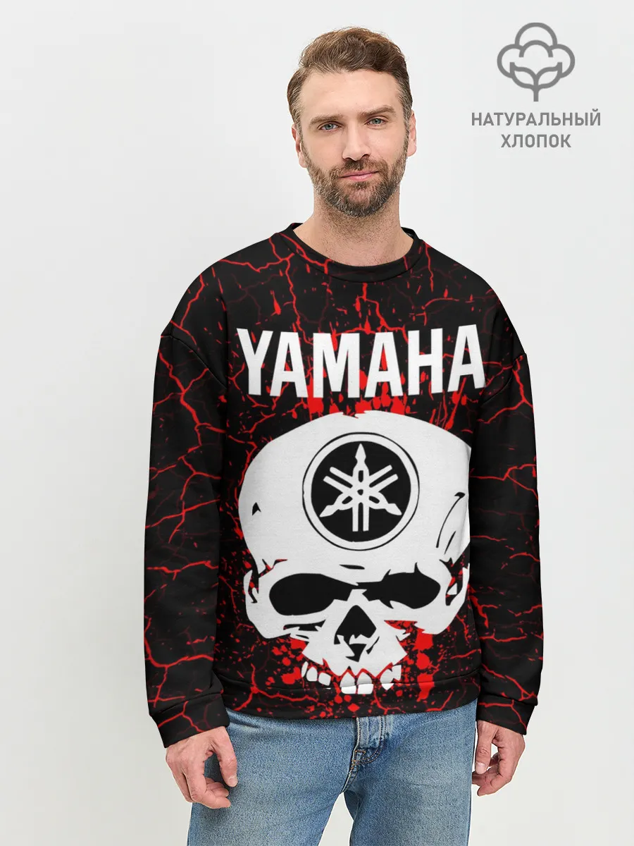 Мужской свитшот базовый / YAMAHA / ЯМАХА / МОТОСПОРТ