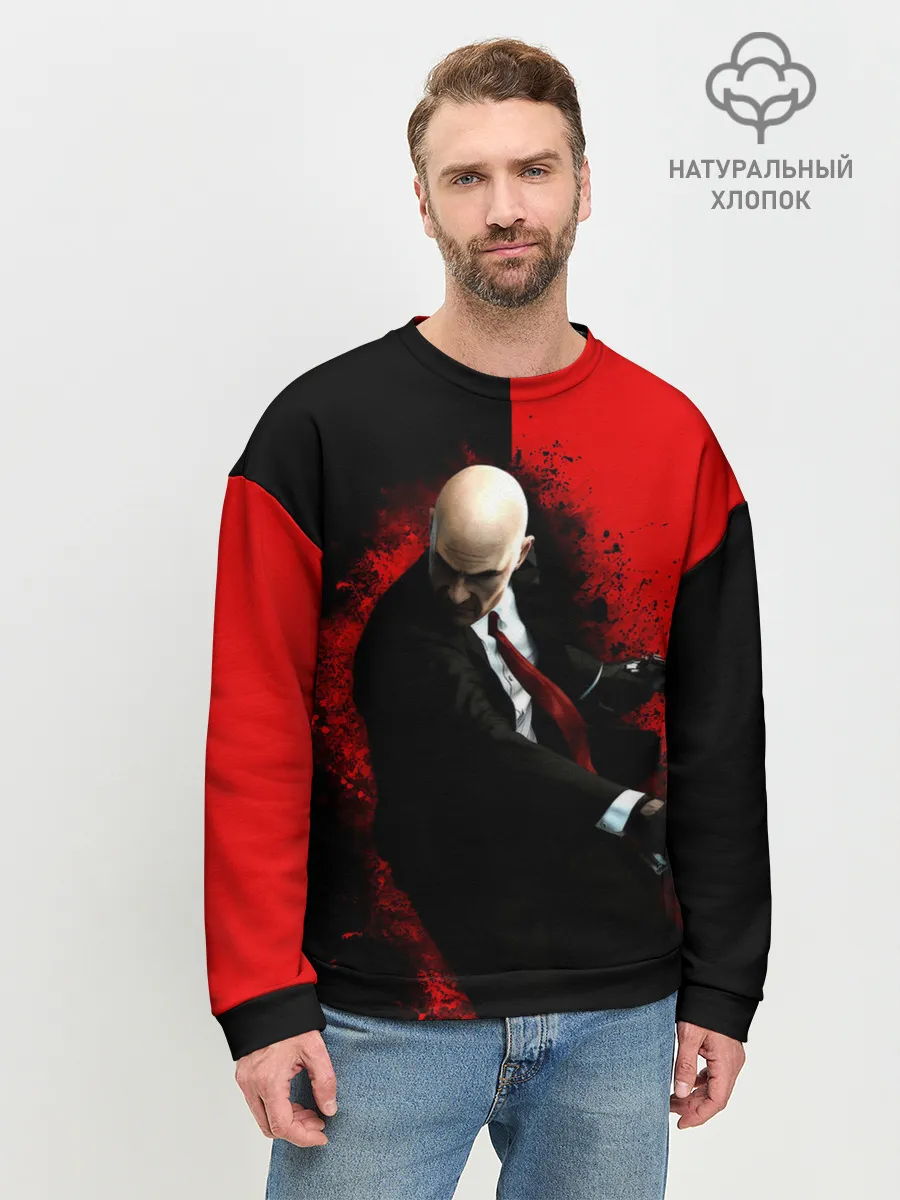 Мужской свитшот базовый / Hitman splash