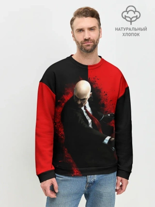 Мужской свитшот базовый / Hitman splash
