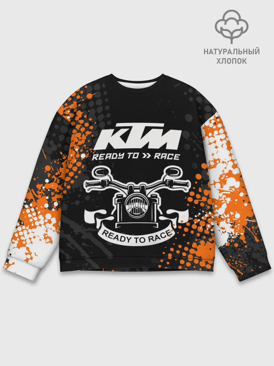 Мужской свитшот базовый / KTM MOTORCYCLES / КТМ МОТОЦИКЛЫ
