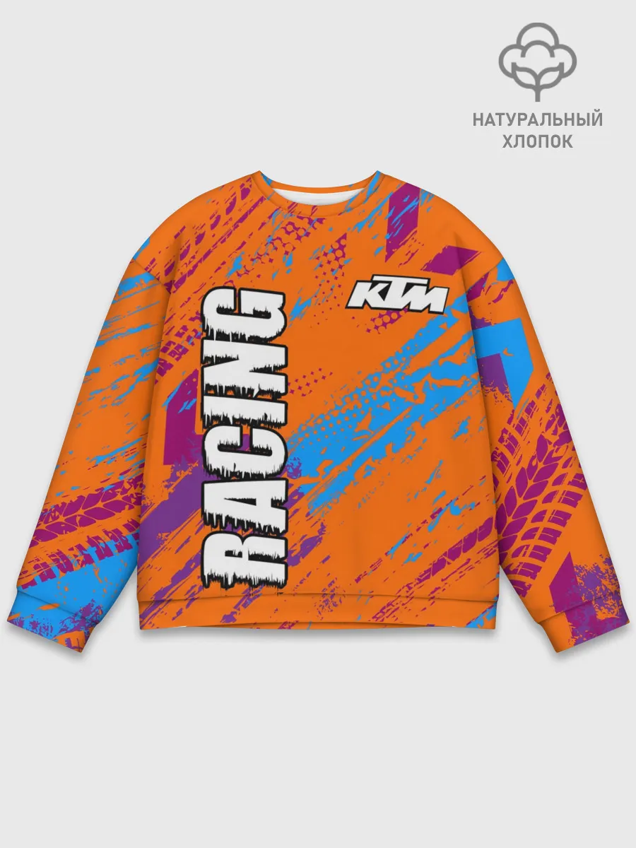 Мужской свитшот базовый / KTM MOTORCYCLES / КТМ МОТОЦИКЛЫ