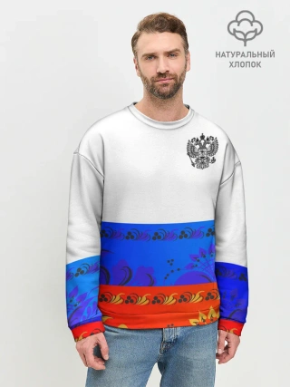 Мужской свитшот базовый / Russia 3