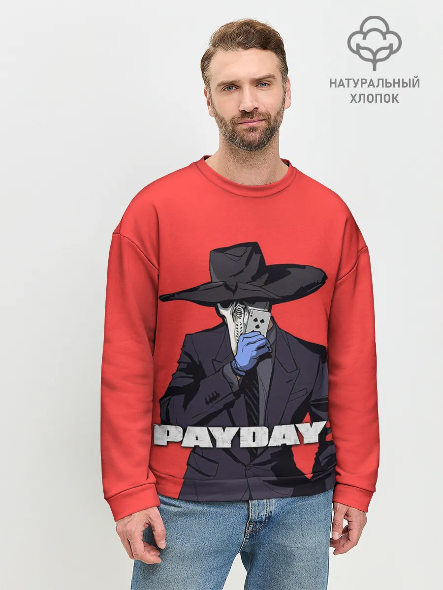 Мужской свитшот базовый / Чумной Pay Day 2
