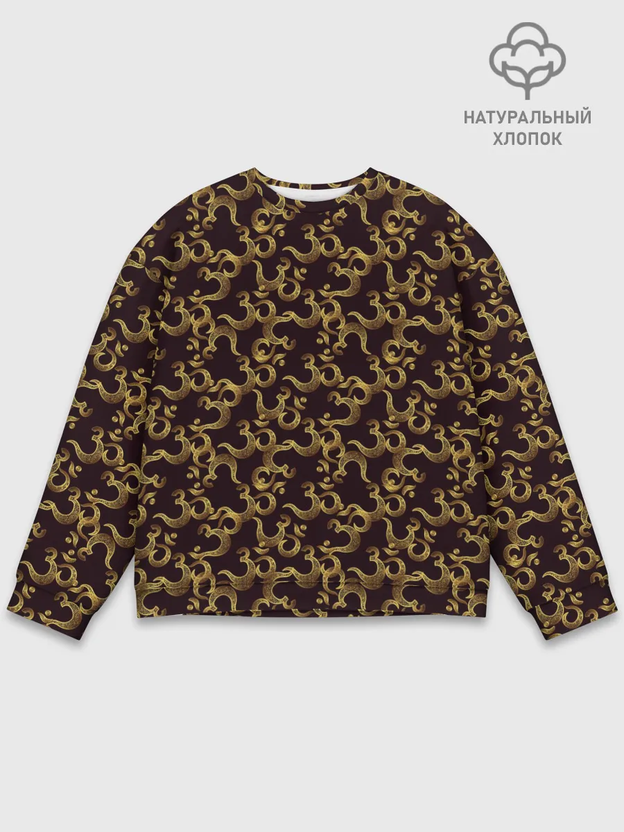 Мужской свитшот базовый / Мантра ОМ