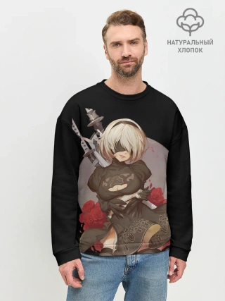 Мужской свитшот базовый / Nier: Automata
