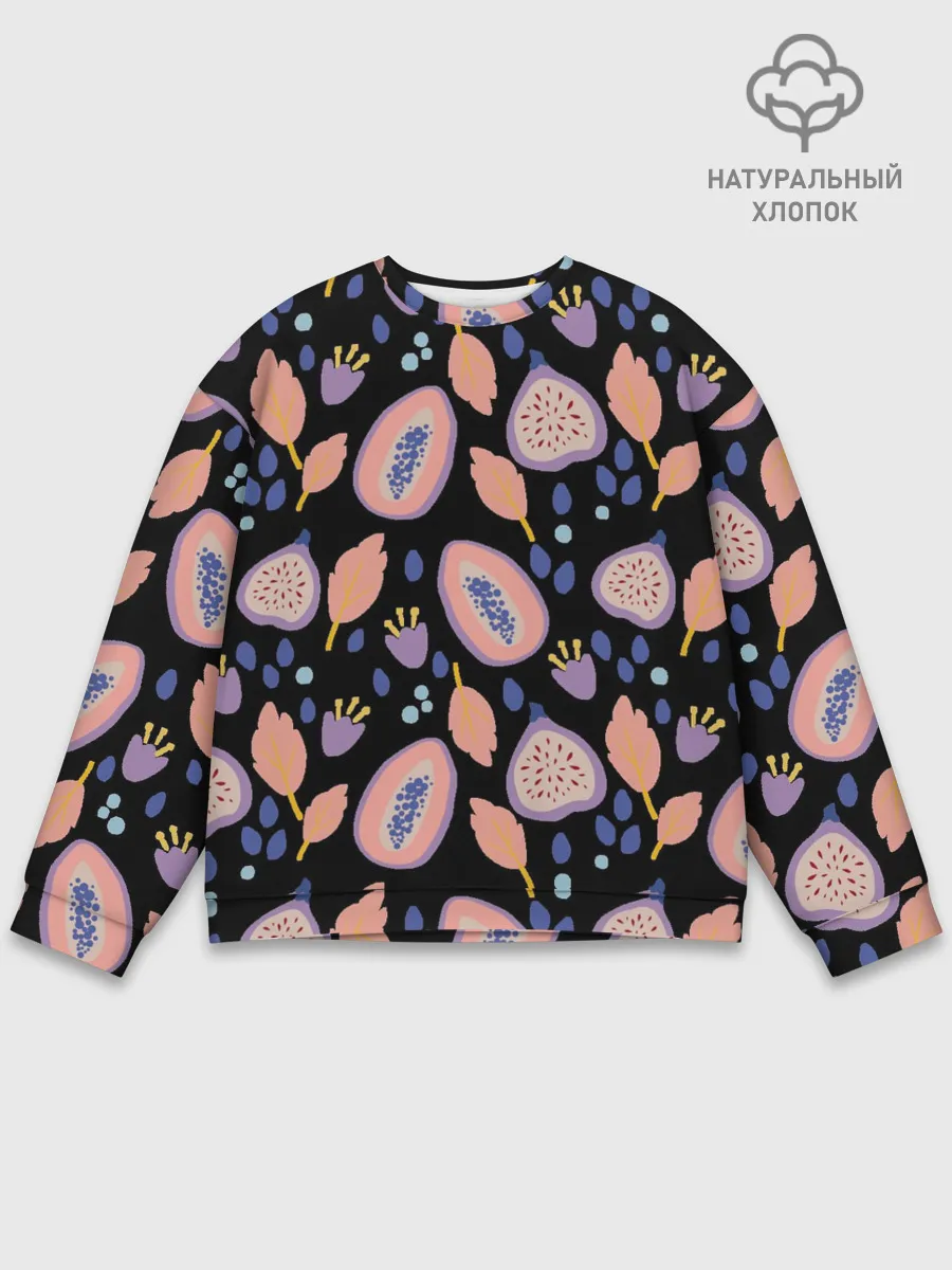 Мужской свитшот базовый / Папайя