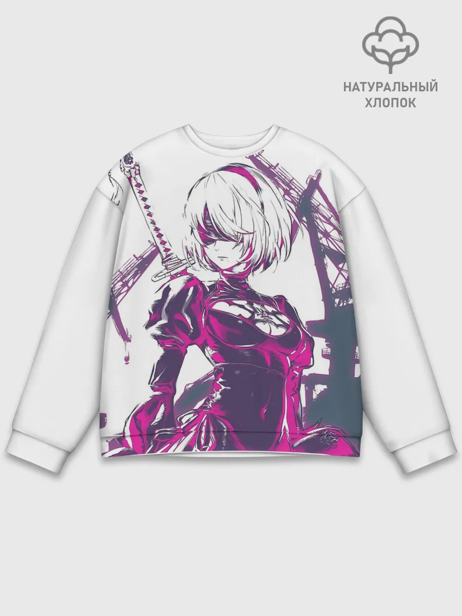 Мужской свитшот базовый / 2B | NEON | НЕОН