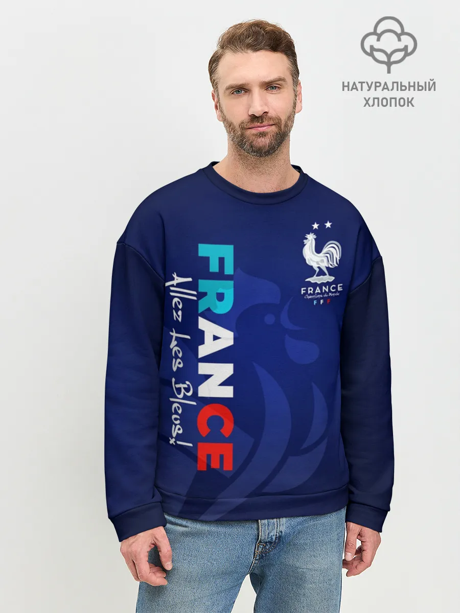 Мужской свитшот базовый / Сборная Франции