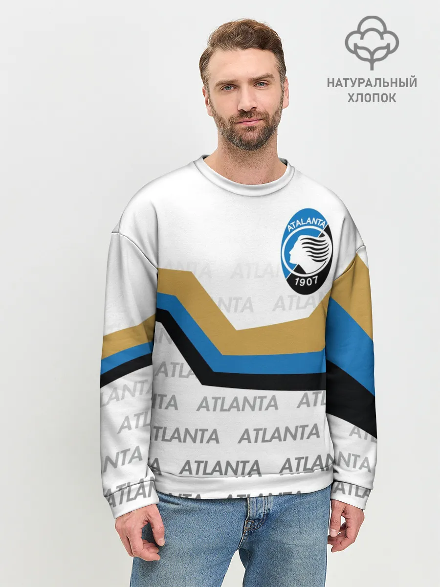 Мужской свитшот базовый / FC ATALANTA / ФК АТАЛАНТА