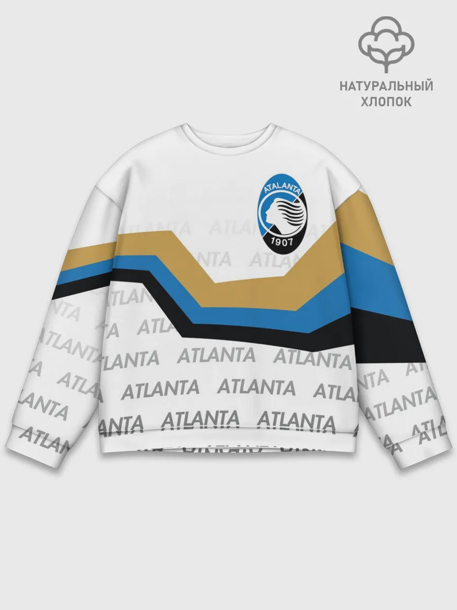 Мужской свитшот базовый / FC ATALANTA / ФК АТАЛАНТА