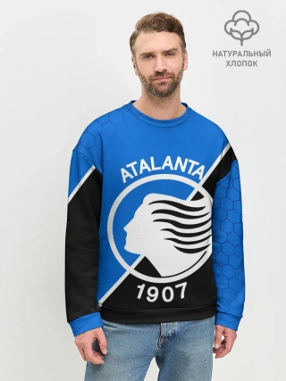 Мужской свитшот базовый / FC ATALANTA / ФК АТАЛАНТА