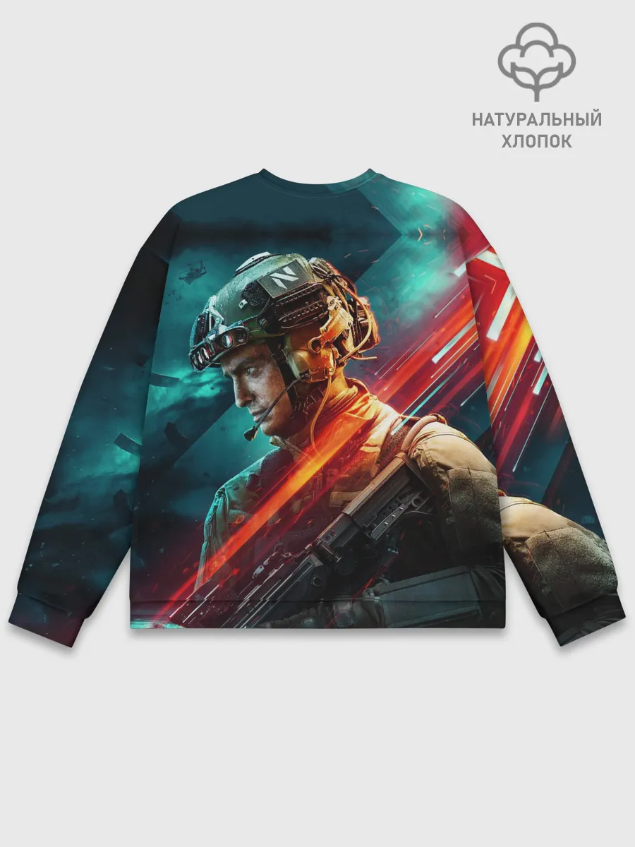 Мужской свитшот базовый / Battlefield 2042 Soldier
