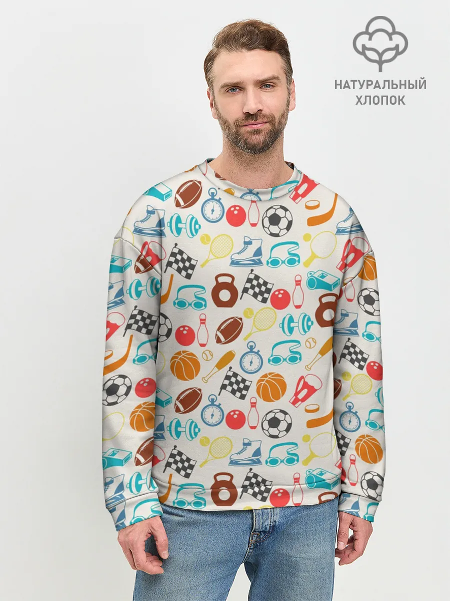 Мужской свитшот базовый / Спорт